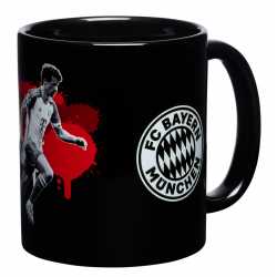 FC Bayern München Tasse - Müller - schwarz Kaffeetasse FCB