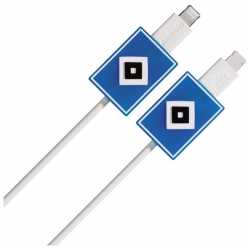 Hamburger SV 2in1Micro USB Ladekabel Android und iOS USB-Kabel Leuchtekabel HSV