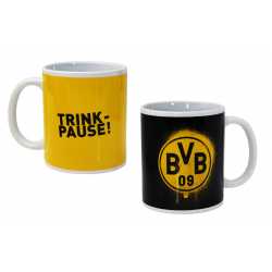 Borussia Dortmund Tasse - Trinkpause - Kaffeetasse BVB 09