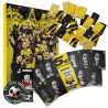 Borussia Dortmund Schokoladen Adventskalender mit Autogrammkarten & Poster - Plus gratis je 5 x Aufkleber & Lesezeichen