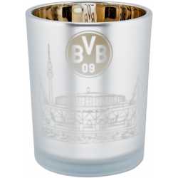 Borussia Dortmund Windlicht  - Skyline  - großes Kerzenglas BVB 09