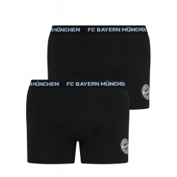 FC Bayern München Boxershorts 2er-Set schwarz Short Unterhose Boxerpants FCB