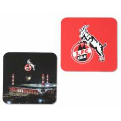 1. FC Köln LED Untersetzer 2er Set 