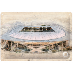 VfL Wolfsburg Blechschild - Arena - Schild Stadion 20 x 30 cm