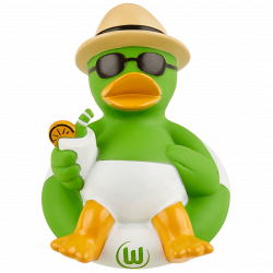 VfL Wolfsburg Badeente mit Schwimmring Ente Duck