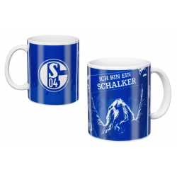 FC Schalke 04 Tasse - Ich bin ein Schalker - blau-weiß Kaffeebecher Becher S04