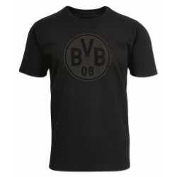 Borussia Dortmund T Shirt all black Shirt schwarz BVB 09 diverse GroBen NewFanCorner