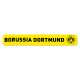 Borussia Dortmund Aufkleberkarte - Logo und Schriftzüge - 5er Set Aufkleber | Sticker BVB 09