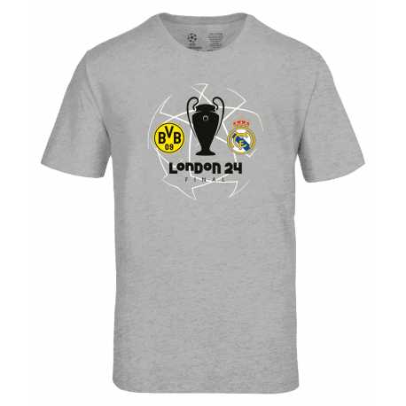 Borussia Dortmund T-Shirt CL Finale Shirt Grau BVB 09