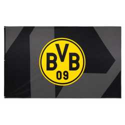 Borussia Dortmund Hissfahne schwarz 150 x 250 cm Fahne Flagge BVB 09