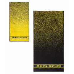 Borussia Dortmund Duschtuch - Farbverlauf - schwarzgelb Badetuch 70 x 140 cm Handtuch BVB 09