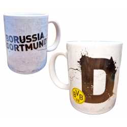 Borussia Dortmund Buchstaben Tasse - D - Kaffeetasse Logo BVB 09