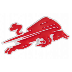 RB Leipzig PVC Magnet - Dynamischer Roter Bulle - RBL