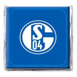 FC Schalke 04 Zigarettenetui | Metall Etui flach | Zigarettenbox S04