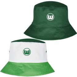 VfL Wolfsburg Fischerhut - Zinnenwappen - grün Sonnenhut | Wendehut | Schlapphut