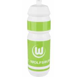 VfL Wolfsburg Fahrradflasche grün-weiß Trinkflasche 750 ml Sport Flasche