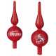 1. FC Köln Christbaumspitze Rot oder Weiß Christbaum Schmuck ca. 25 cm Weihnachts Deko