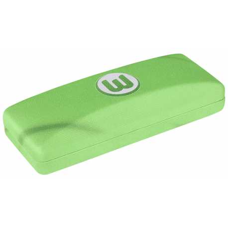 VfL Wolfsburg Brillenetui grün mit Brillenputztuch Hartschale Etui