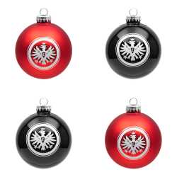 Eintracht Frankfurt Christbaumkugeln 4er