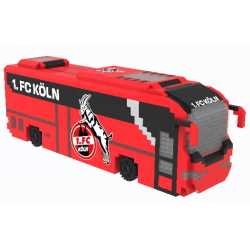 1. FC Köln Bausteinsatz Miniatur - Mannschaftsbus - Bausteine