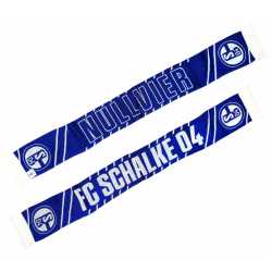 FC Schalke 04 Strickschal - NULLVIER - blau/weiß Fanschal | Schal S04