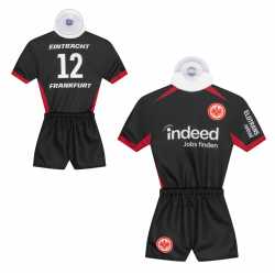 Eintracht Frankfurt Autotrikot 2024/25 | Schwarz | Mini Kit Away | Auto Trikot mit Saugnapf SGE