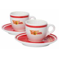 1. FC Union Berlin Espresso Tasse - Logo - 2er Set Kaffeetasse