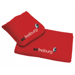 SC Freiburg Stadion-Set 2-tlg Stadion Decke mit Kissen | Reise Set SCF