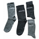 Borussia Dortmund Business Socken 4er Set schwarz|grau Strumpf BVB 09