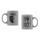 FC Augsburg Tasse Relief - 1907 - grau Kaffeetasse FCA