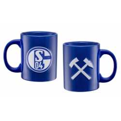 FC Schalke 04 Tasse Relief Logo Blau Kaffeetasse | Becher S04