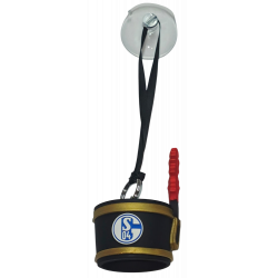 FC Schalke 04 Auto-Anhänger - Steigerhut - Anhänger mit Saugnapf S04