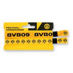 Borussia Dortmund Festival Armband 2er Set Festivalbänder Band BVB 09