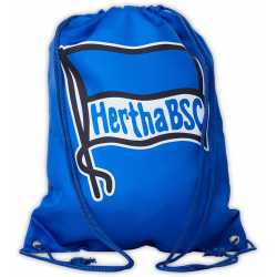 Hertha BSC Berlin Turnbeutel - Fahne - Blau | Sportbeutel | Rucksack | HBSCB