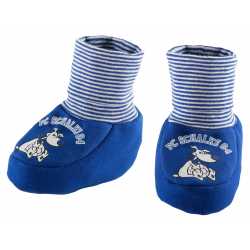 FC Schalke 04 Babyschuhe - Streifen - Baby Shoes | Erstlingsschuhe | Schühchen | S04
