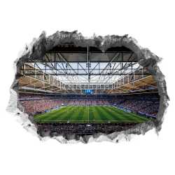 FC Schalke 04 3D Wandtattoo - Arena - nachtleuchtend | Stadion | Wandsticker S04