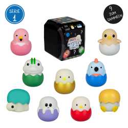 EGGY'S Mystery Lights Mini Nachtlichter für Kinder |zufällige Figurenauswahl | 1 aus 9 zum Sammeln l 4 Verschiedene Lichtfarben