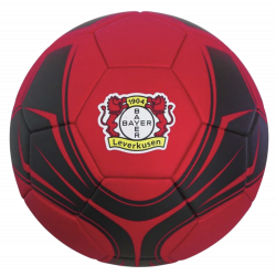 Bayer 04 Leverkusen Fußball - Metallic - rot/schwarz | Ball | Gr. 5  | B04