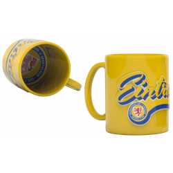 Eintracht Braunschweig Tasse Relief - Retro - gelb/blau | Kaffeetasse | BTSV