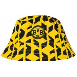 Borussia Dortmund Festival Fischerhut - Graphic - mit Retrologo | schwarzgelb | Sonnenhut | Hut | Anglerhut BVB 09