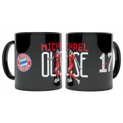 FC Bayern München Tasse - Olise - Schwarz | Spielertasse | Kaffeetasse | FCB