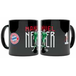 FC Bayern München Tasse - Manuel Neuer - Schwarz | Spielertasse | Kaffeetasse | FCB