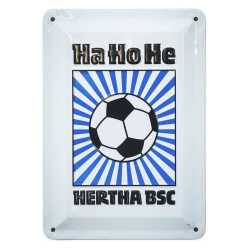 Hertha BSC Berlin Metallschild - Retro Style - weiß | Blechschild | Schild | HBSCB