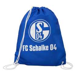 FC Schalke 04 Turnbeutel - Emblem - königsblau | Sportbeutel | Rucksack | S04