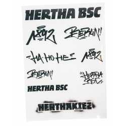 Hertha BSC Berlin Aufkleberkarte - Graffiti - schwarz | Sticker | Aufkleber | HBSCB