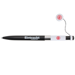 Eintracht Frankfurt Kugelschreiber, Kuli, Stift, Pen Logo mit Kette SGE