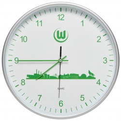 VfL Wolfsburg Modische Wanduhr
