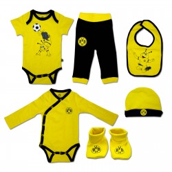 Borussia Dortmund Baby Geschenk-Set 6teilig