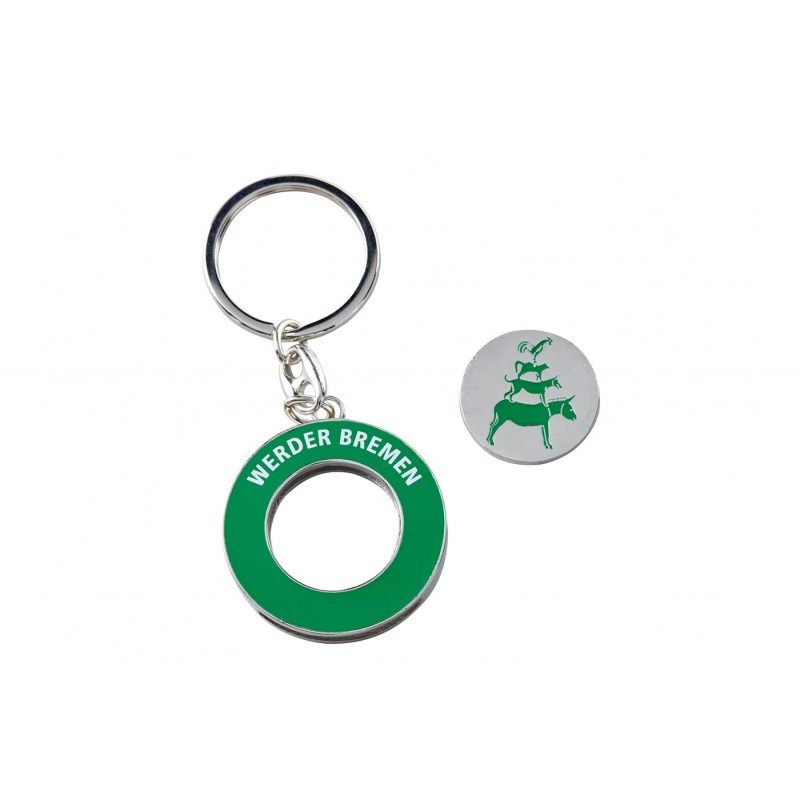 plus Anhänger mit Einkaufschip SV Werder Bremen Schlüsselanhänger Keychains