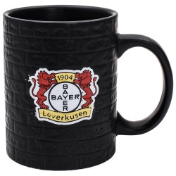 Bayer 04 Leverkusen Tasse Mauer, Kaffeetasse, Kaffeepot, Mug plus Lesezeichen Wir lieben Fußball